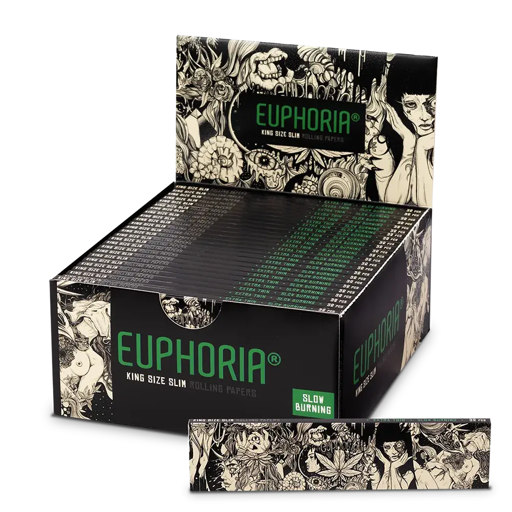 Euphoria Rolling Papers Kingsize Slim Mystical, 32 rolling papers