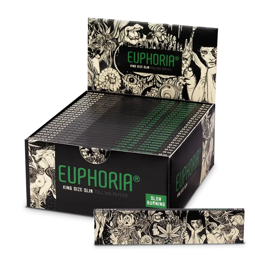 Euphoria Rolling Papers Kingsize Slim Mystical, 32 rolling papers