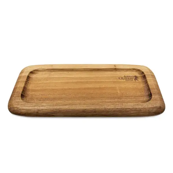 Royal Queen Seeds Wooden rolling tray, 30x15 cm