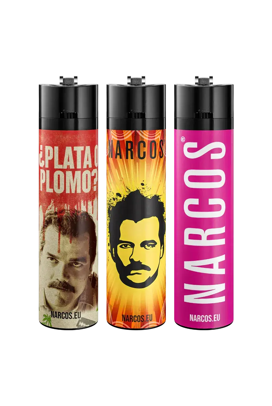 Narcos lighter – random design 1