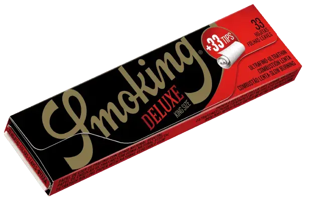 Smoking Paper Deluxe Slim King Size Rolling Paper + Filters