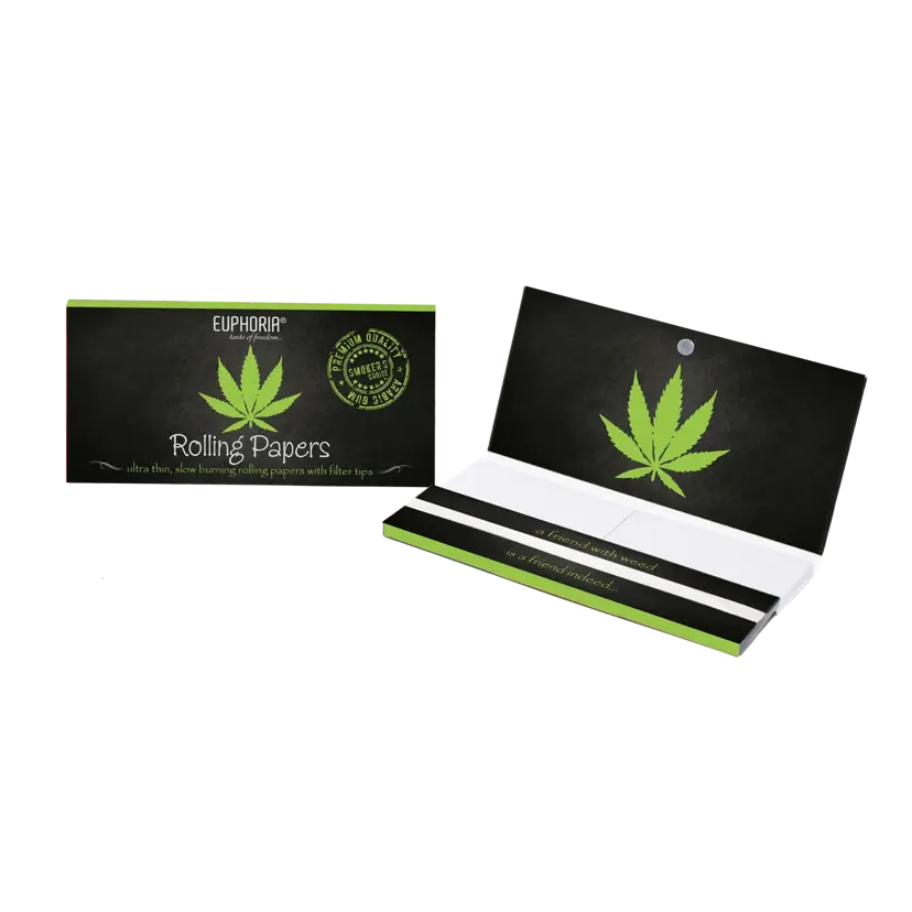 Euphoria Ultra-thin and slow-burning rolling papers, 32 papers
