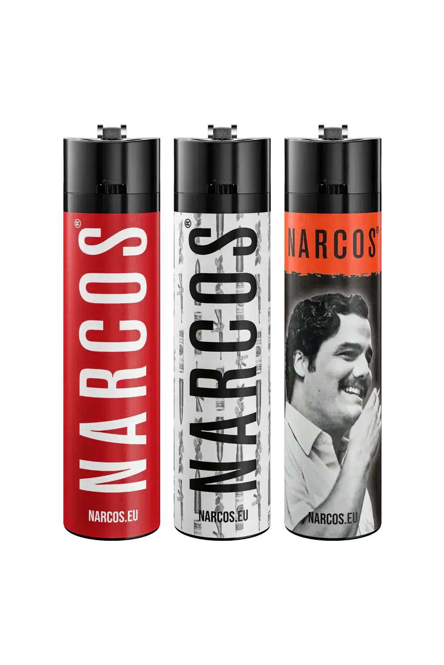 Narcos lighter – random design 3