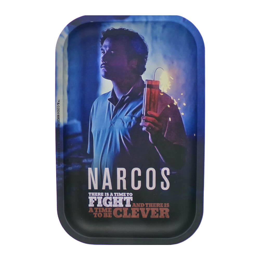 Narcos Metal Rolling Tray Pablo Edition, medium, 17.5 x 27.5 cm
