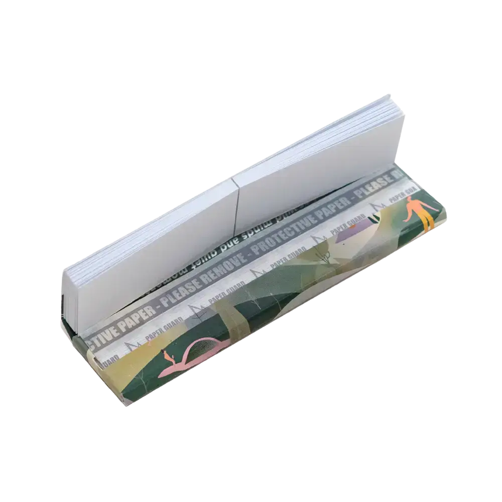 Hemnia King Size Wide Ultra Thin Rolling Papers With Filters, 32 pieces + Rolling Box