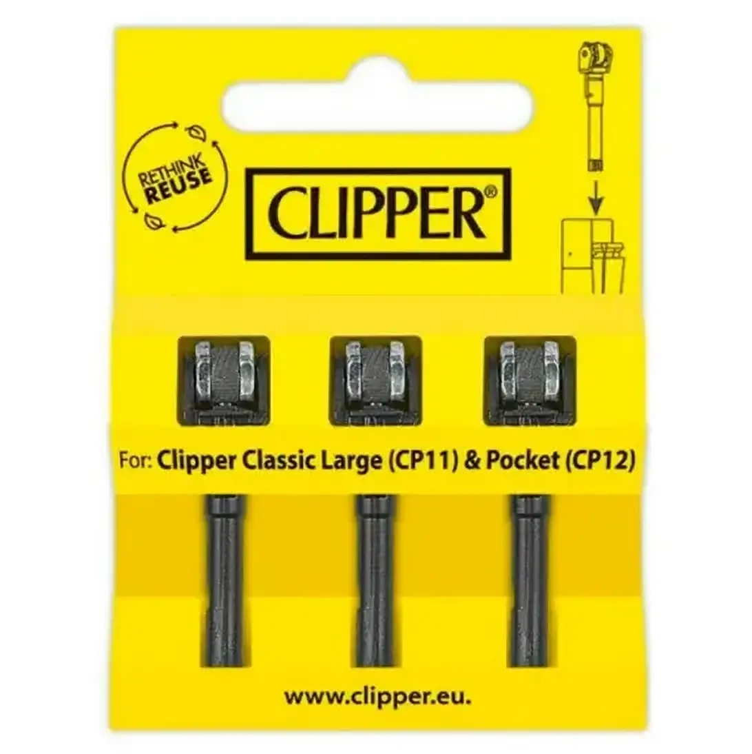 Clipper Flint System for Clipper lighters, 3 pieces