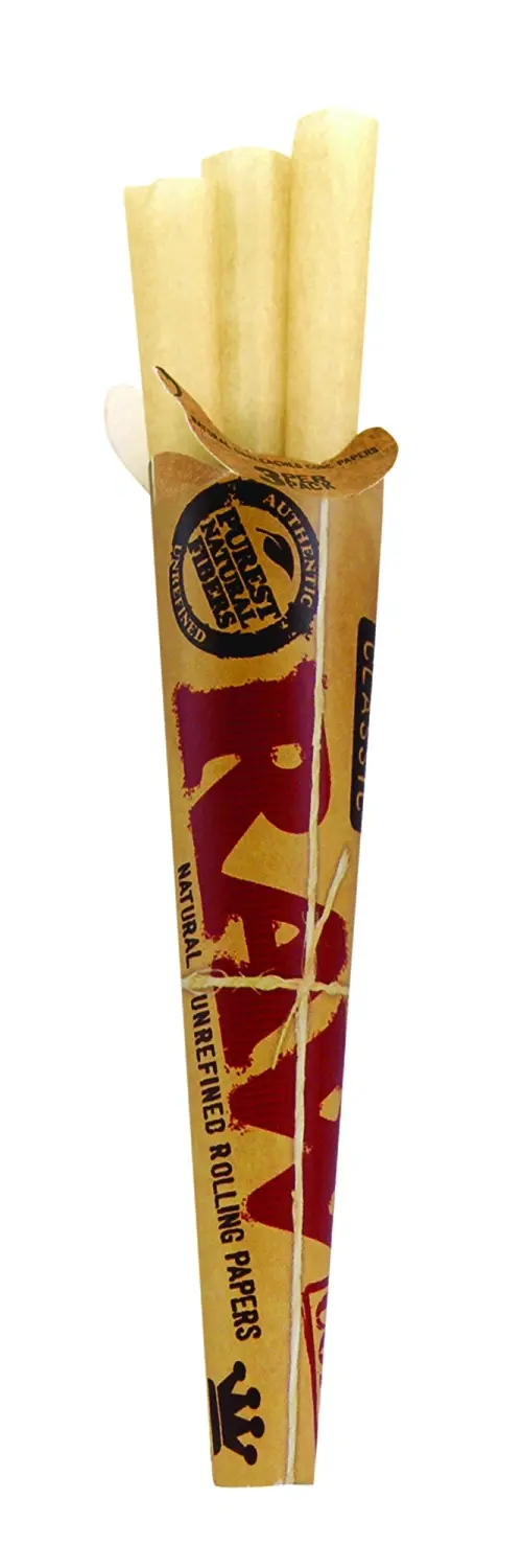 Raw Kingsize Cones pre-rolled classic unbleached cones (3 pieces)