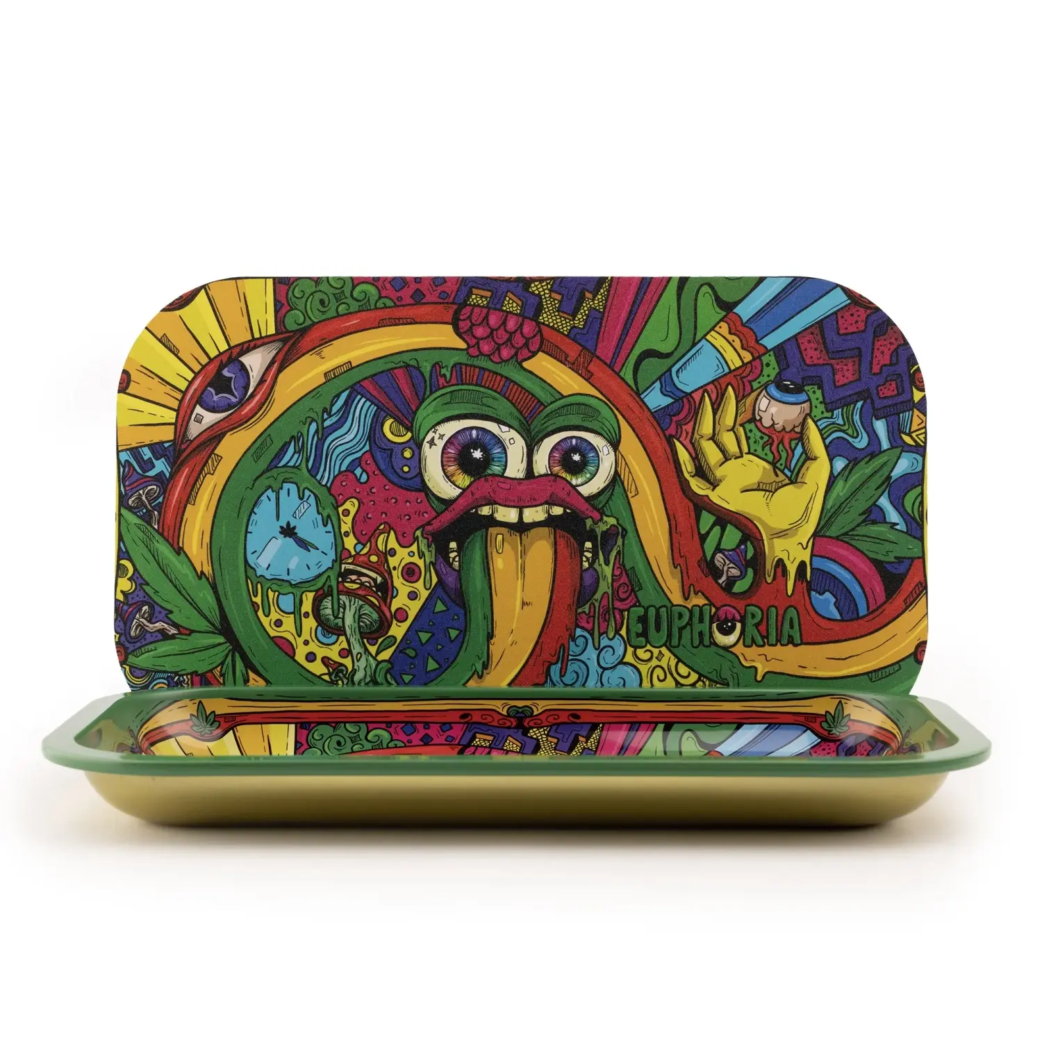 Euphoria Rolling tray set with magnetic lid Vibrant - 270 x 160 mm
