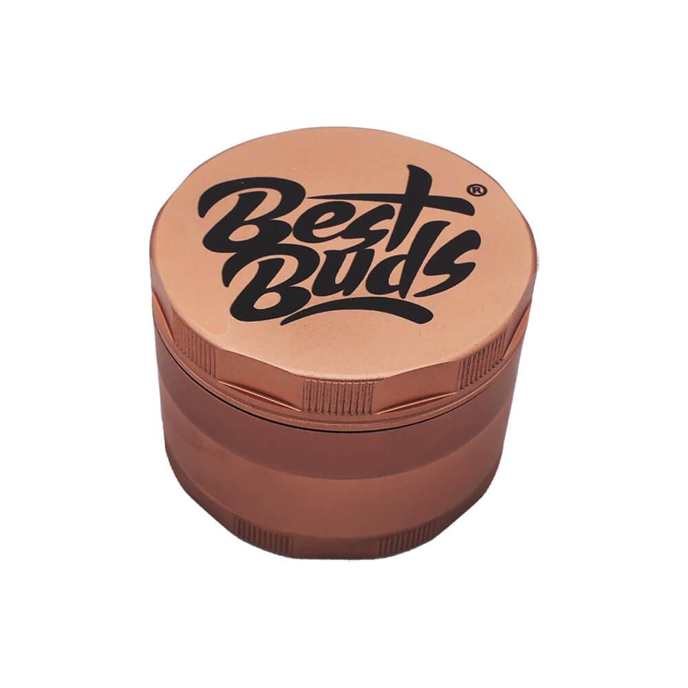 Best Buds Mighty Aluminium Grinder Rose Gold, 4-piece, 60 mm