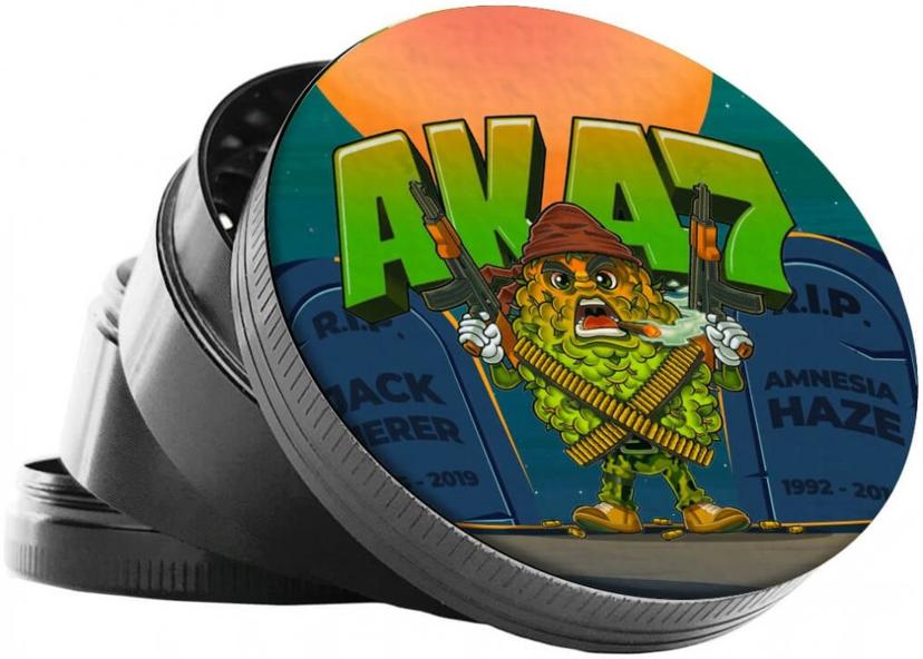 Best Buds Metal Grinder AK47 4-piece β 50 mm