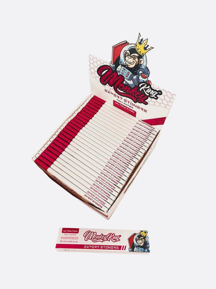 Monkey King Expert Stoners Pink Ultra Thin Rolling Papers KS Slim